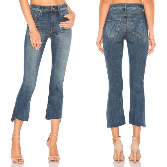 Mother Insider Crop Step Fray Jeans Not Rough Enough Size 25 - Picture 1 of 13